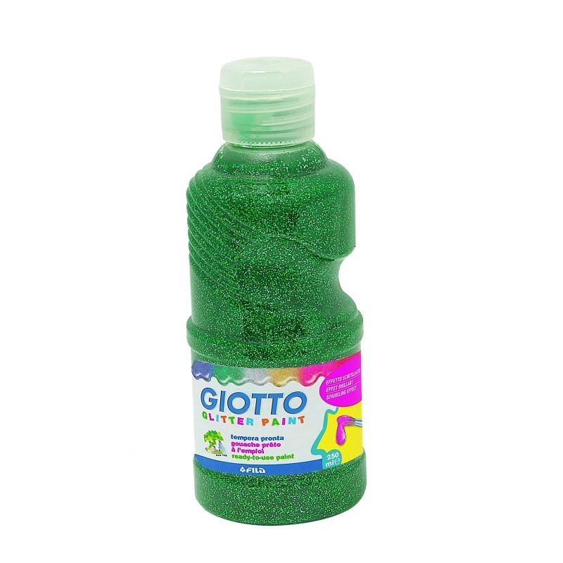 Gouache Glitter 250ml Vert GIOTTO 531205